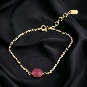 Vintage Taolei 18KGP dainty chain bracelet